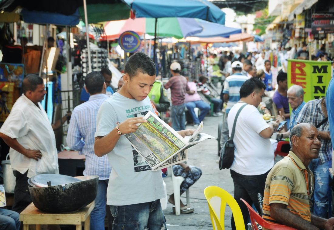 Marché de Santa Marta en Colombie