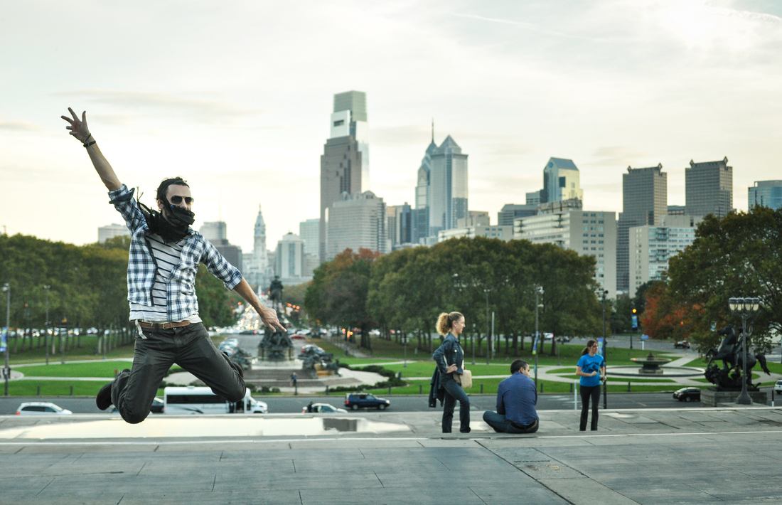 Les marches Rocky Balboa Philadelphie