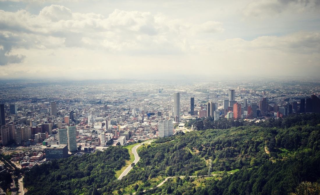 vue sur Bogota depuis Monserrate