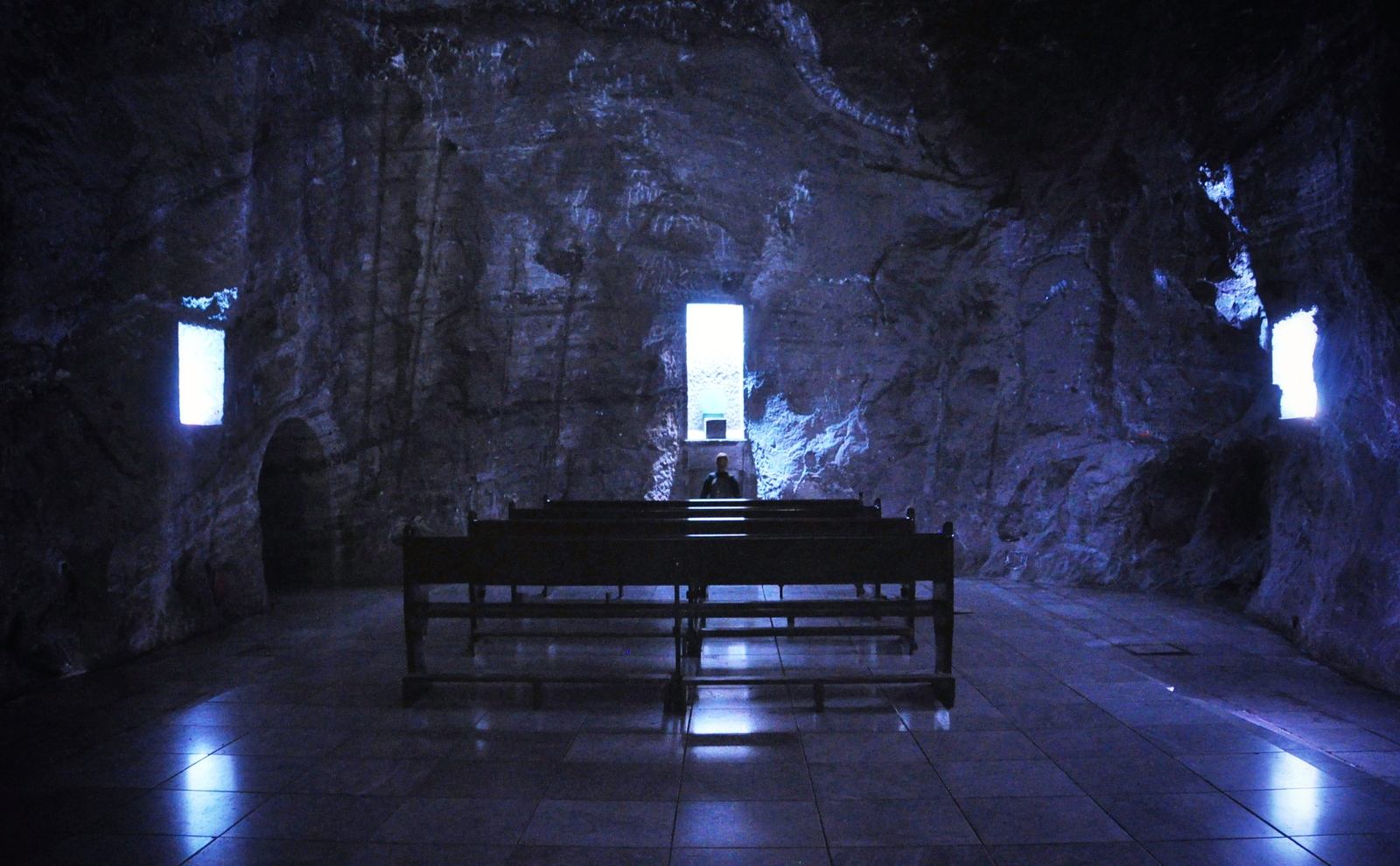 Nef de la cathédrale de sel de Zipaquirá